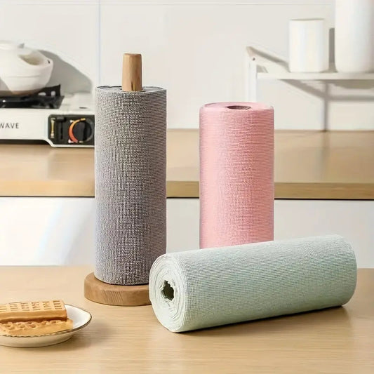 Microfiber Cleaning Cloth Roll (50 Pcs)