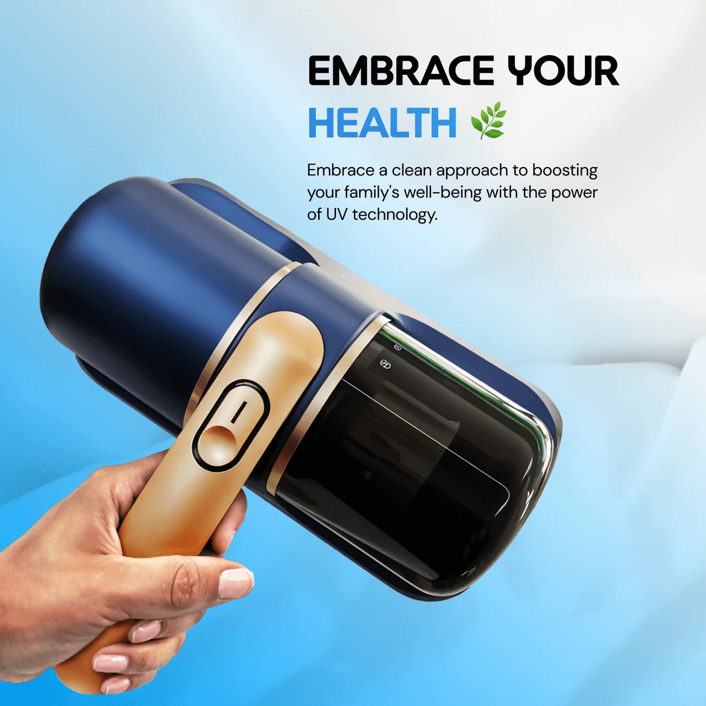 SleepVac® UV Handheld Vacuum by Awesure™