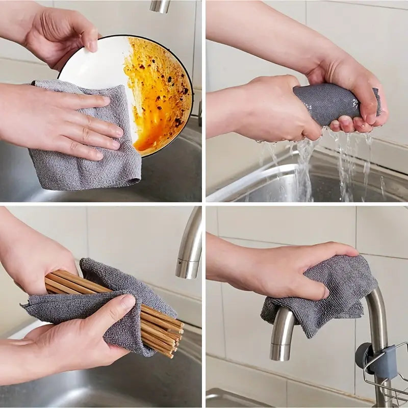Microfiber Cleaning Cloth Roll (50 Pcs)