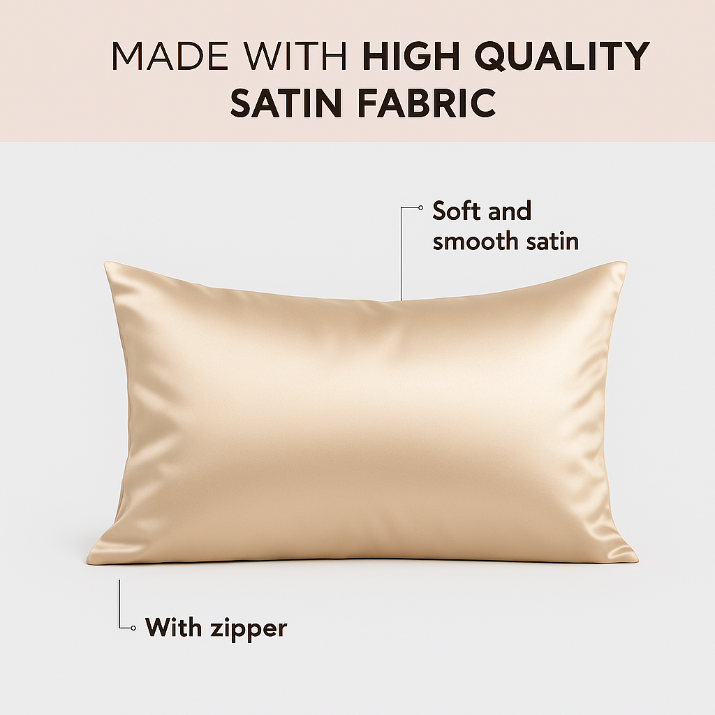 Awesure® SatinGlow Pillow Covers
