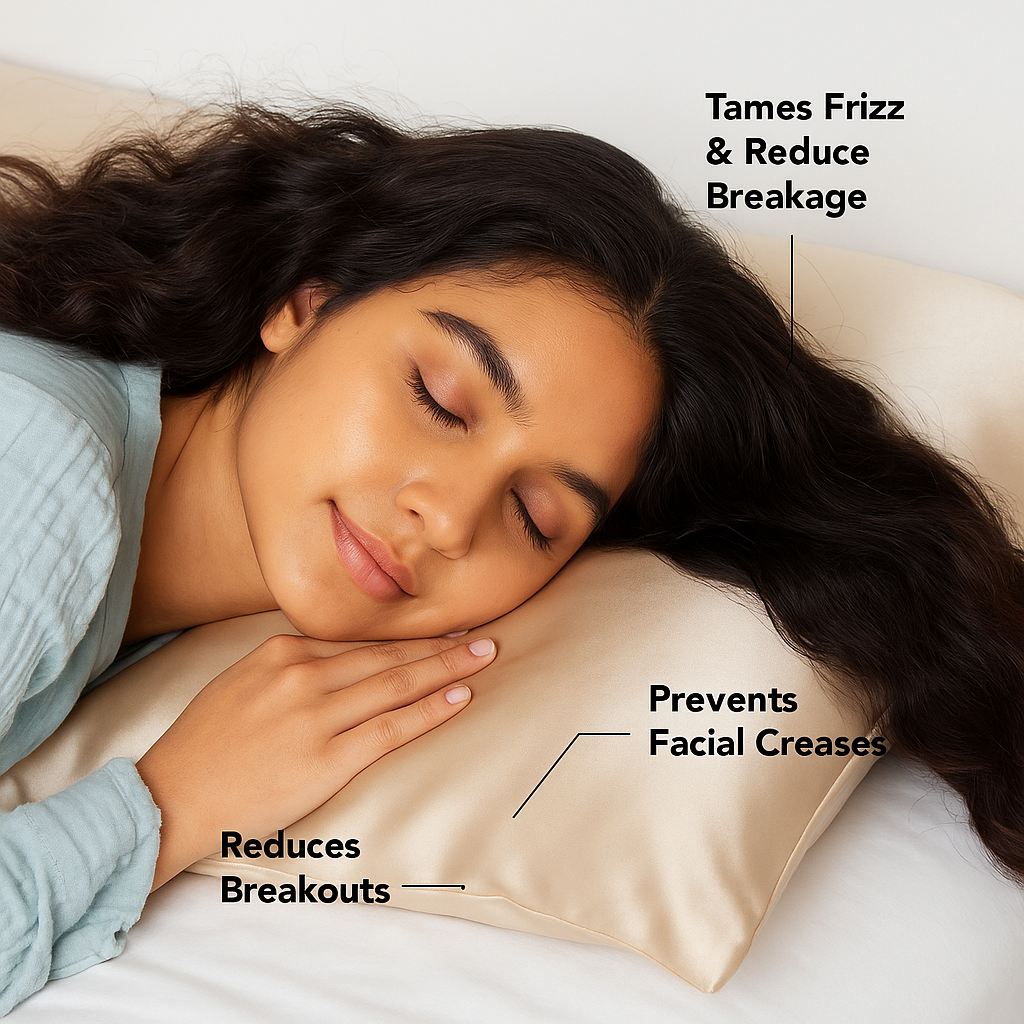 Awesure® SatinGlow Pillow Covers