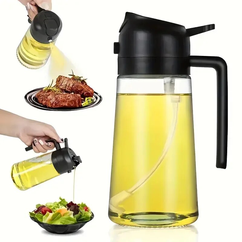 Awesure® 2 in 1 Glass Oil Dispenser