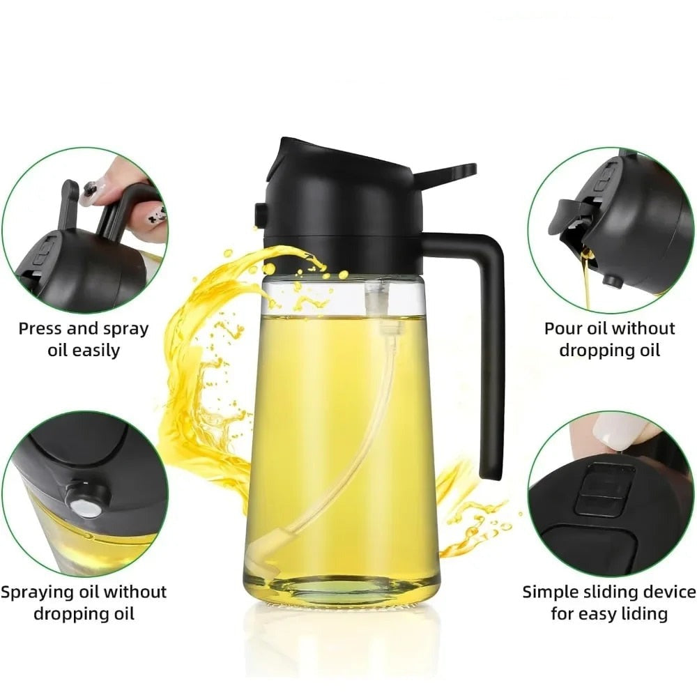 Awesure® 2 in 1 Glass Oil Dispenser