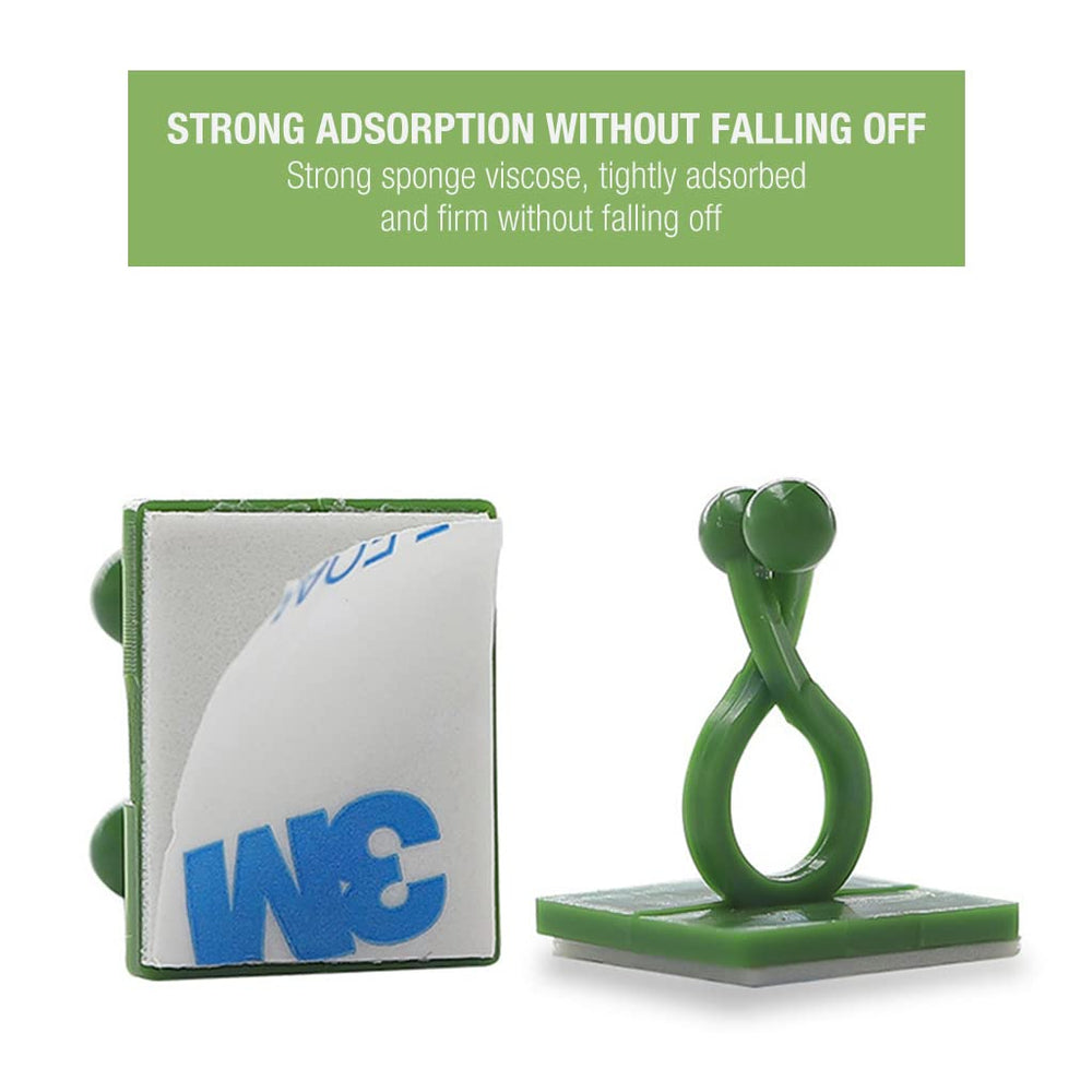 Plant Climbing Self Adhesive Wall Clips [60 Clips Set]
