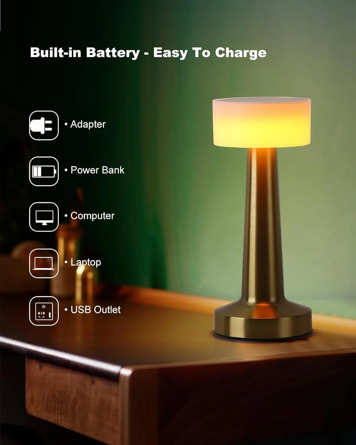 AwesureDecor® Rechargeable Touch LED Lamp